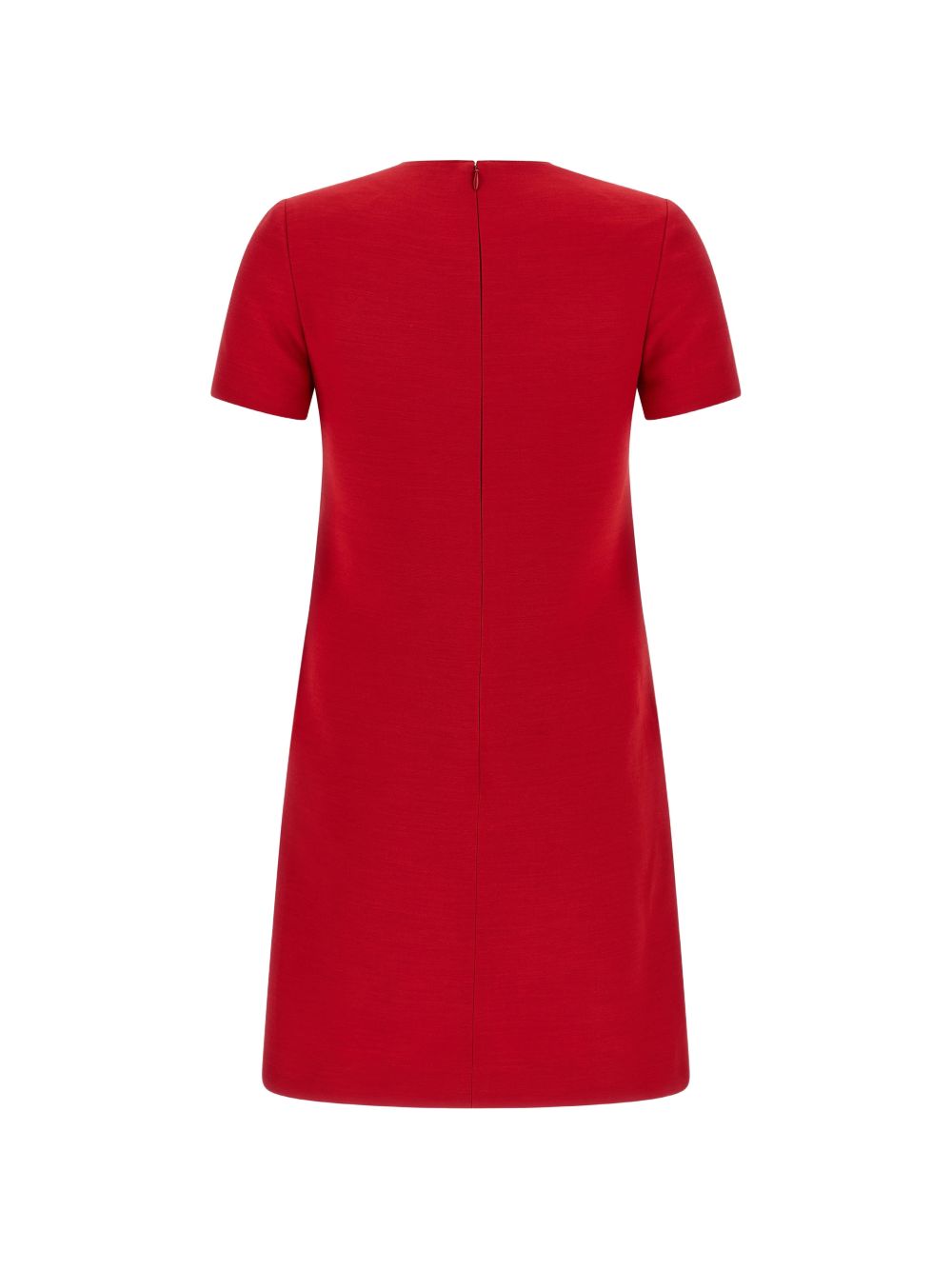 Wool Silk Crew Neck Dress for Comfort