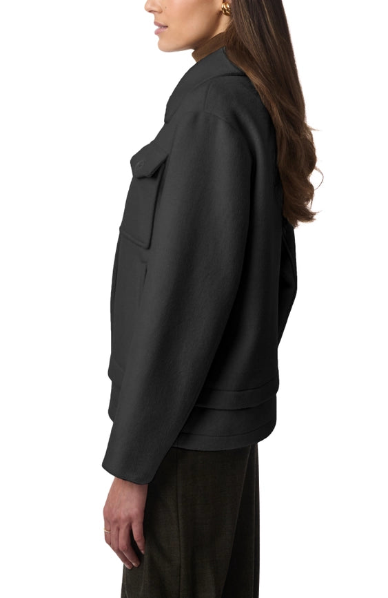 Wool Trucker Jacket Black-Jacket-Bernardo-XS-Black-Urbanheer