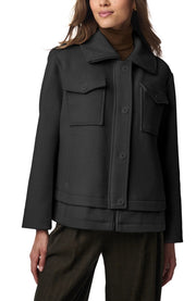 Wool Trucker Jacket Black-Jacket-Bernardo-XS-Black-Urbanheer