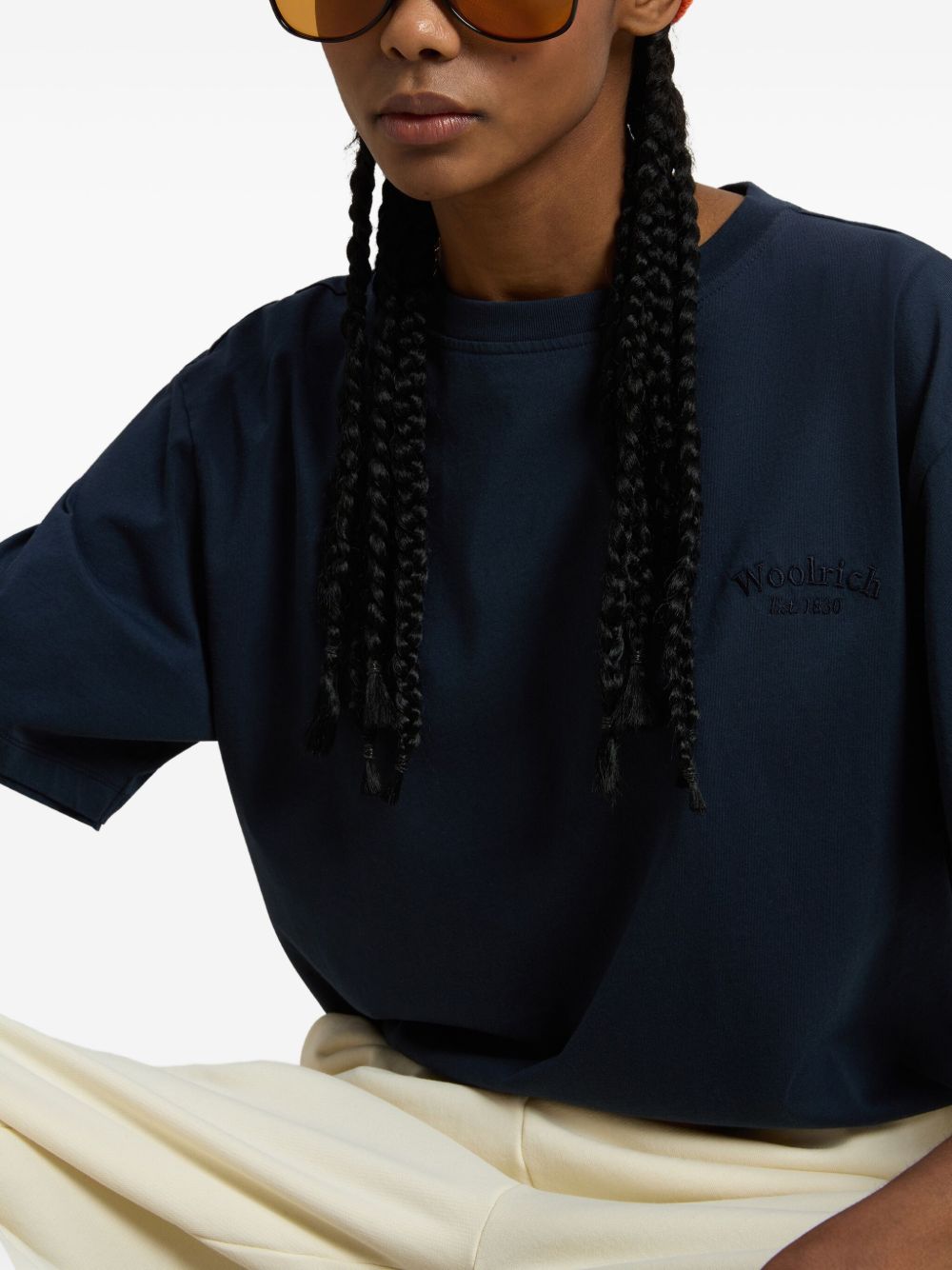 Woolrich Pure Pima Cotton T-Shirt with Logo