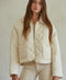 Woven Cotton Quilted Jacket-Jacket-By Together-S-Cream-Urbanheer