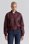 Woven Faux-Ever Leather™ Bomber Jacket - Merlot