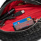 Woven Leather Belt Bag For Women-Belt bags-Hides-11 x 3.5 x 6 in (27.9 x 8.9 x 15.2 cm)-Black - Red Lining-Urbanheer
