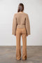 Wrap Side Tie Ribbed Knit Cardigan-Cardigan-Moon River-XS-BEIGE-Urbanheer