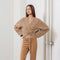 Wrap Side Tie Ribbed Knit Cardigan-Cardigan-Moon River-XS-BEIGE-Urbanheer