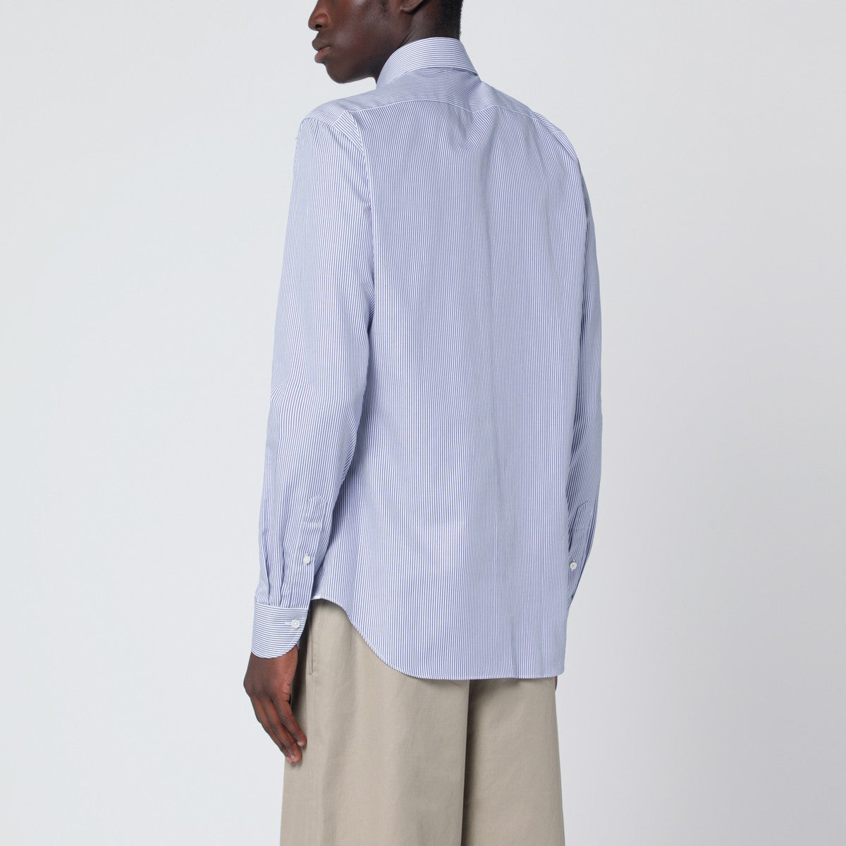 XACUS White striped Travel shirt