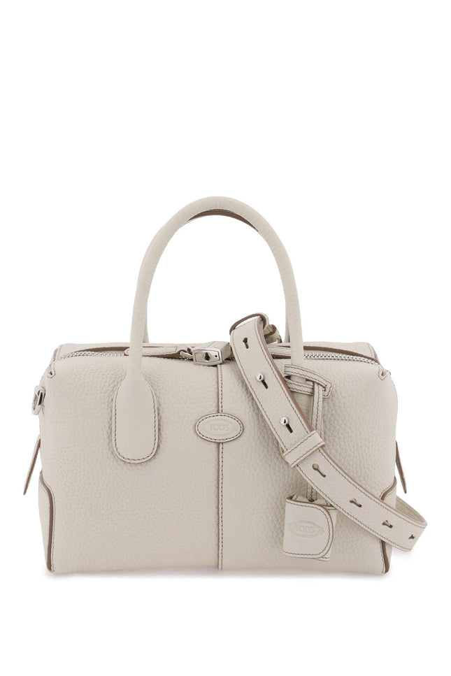 Tod'S Grained Leather Bowling Bag-Bag-TOD'S-os-White-Urbanheer