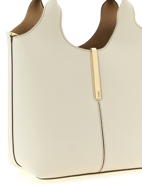 Tod's Mini Metal Plate Shopping Bag