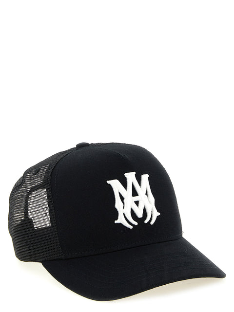Amiri Ma Logo Trucker Hat With Mesh