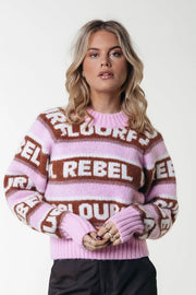 Ximenia Knit | Multicolor-Sweater-Colourful Rebel-XS-Multicolor-Urbanheer