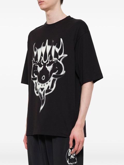 Y-3 T-shirts and Polos BLACK