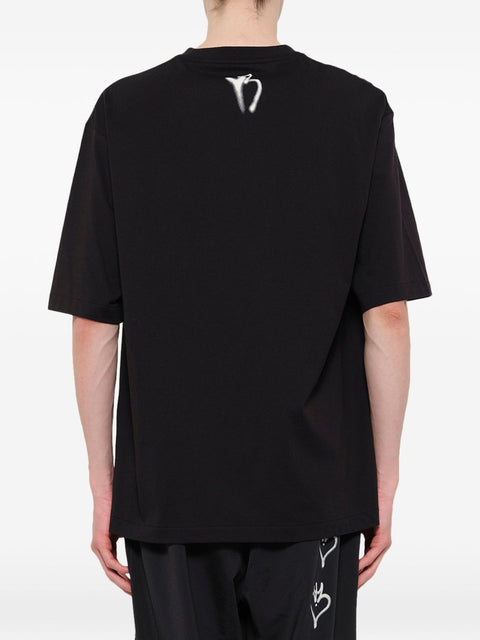 Y-3 T-shirts and Polos BLACK