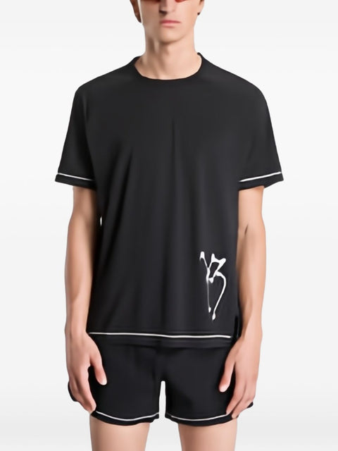 Y-3 T-shirts and Polos BLACK