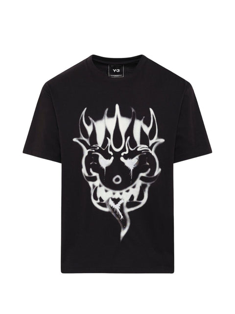 Y-3 T-shirts and Polos BLACK