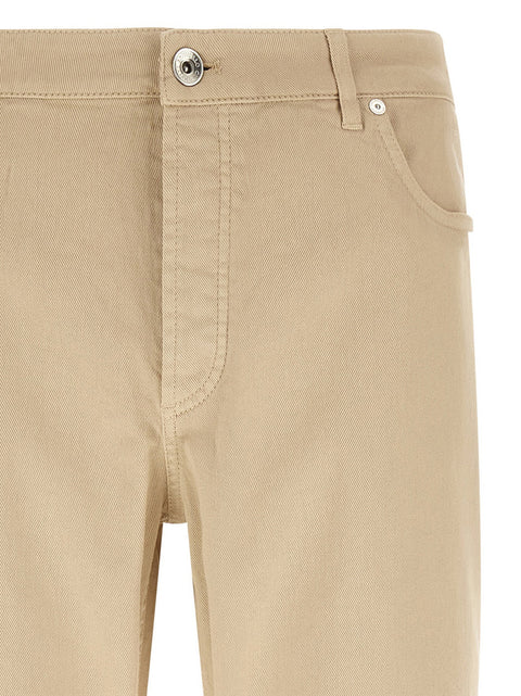 Brunello Cucinelli Coat Of Arms Embroidery Jeans
