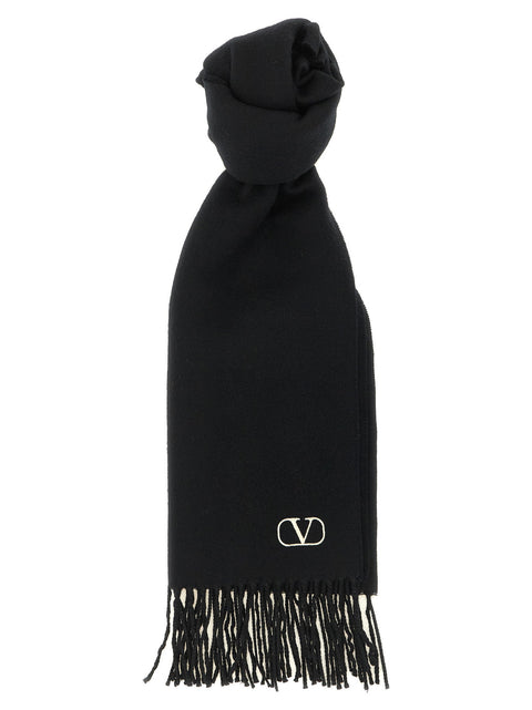 Cashmere Scarf Valentino Garavani With Fringes