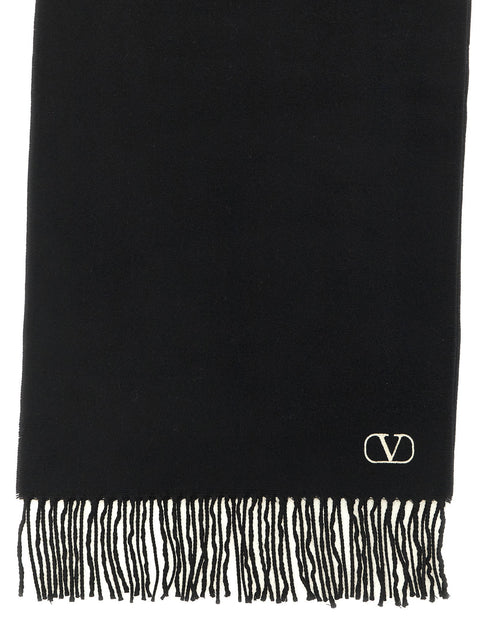 Cashmere Scarf Valentino Garavani With Fringes