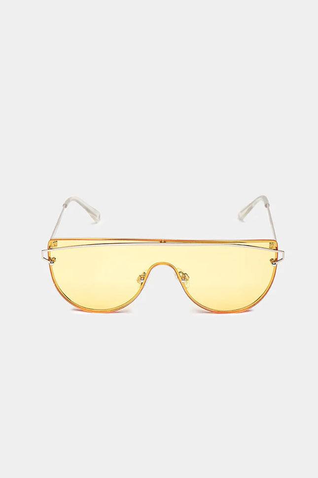YELLOW DOWNTOWN SUNGLASSES-Accessories Sunglasses-Gianni Kavanagh-Height: 5Height: 4.8 cm; Length: 14 cm-Urbanheer