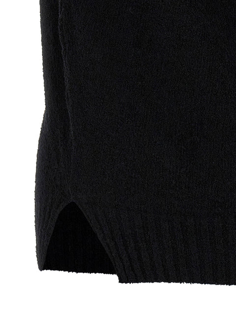 Ma'ry'ya Bouclé Cotton Polo Shirt