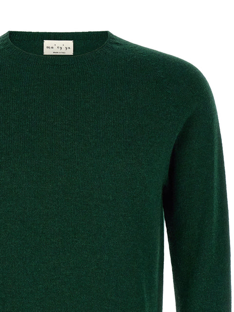 Ma'ry'ya Crew-neck Sweater With Slits