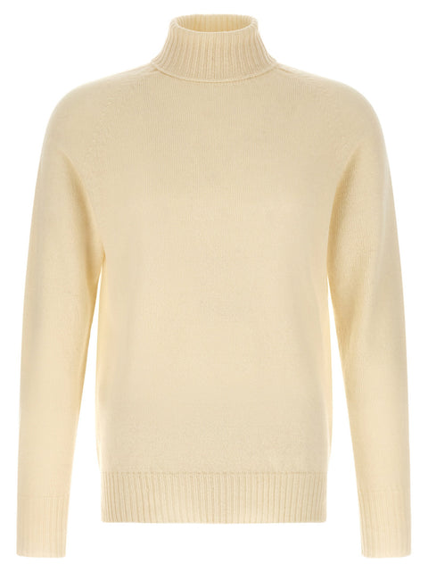 Ma'ry'ya High Neck Sweater With Slits