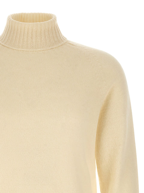 Ma'ry'ya High Neck Sweater With Slits