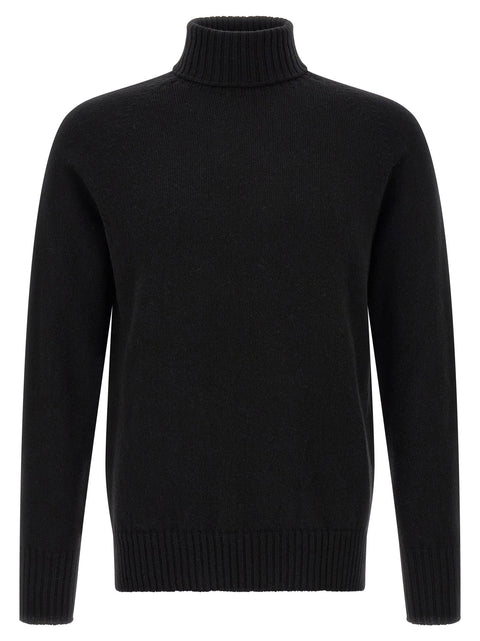 Ma'ry'ya High Neck Sweater With Slits