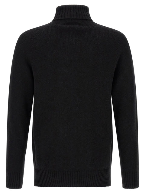 Ma'ry'ya High Neck Sweater With Slits