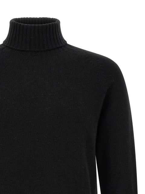 Ma'ry'ya High Neck Sweater With Slits
