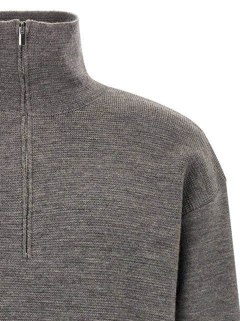 Ma'ry'ya Half-zip Sweater