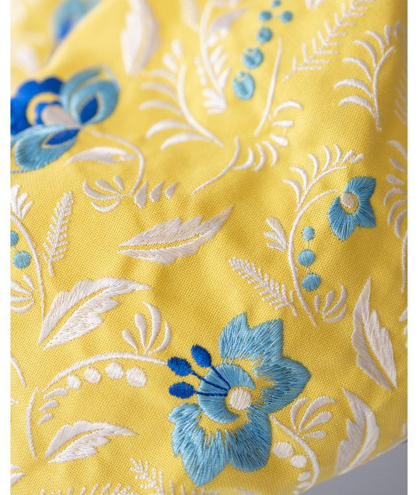 Yellow Embroidered Dress