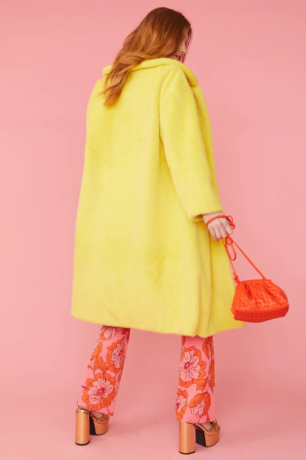 Yellow Faux Fur Duchess Maxi Coat-Faux Fur Coats-Buy Me Fur Ltd-S-M-Yellow-Faux Fur-Urbanheer