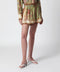ZIMMERMANN Khaki floral silk Indra relaxed shorts