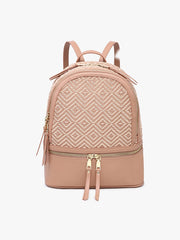 Zahava Woven Diamond Backpack