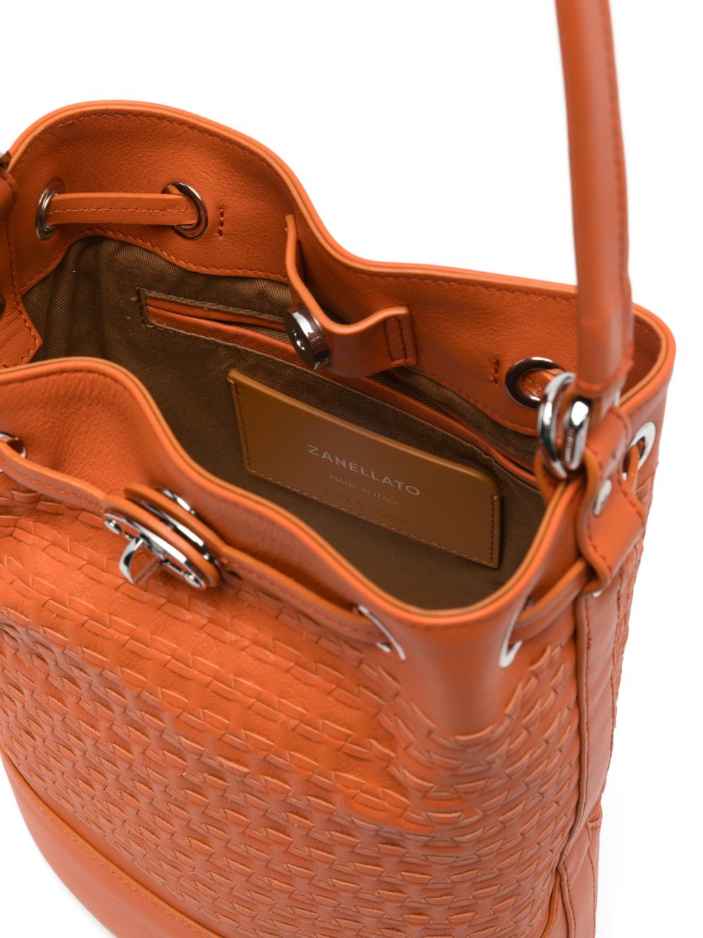 Zanellato Monda'® Small Bag In Orange Sicilian Mosaic