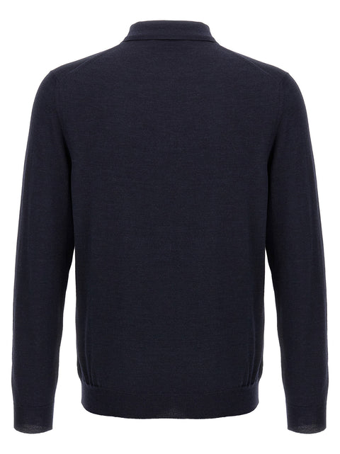 Zanone Virgin Wool Polo Shirt