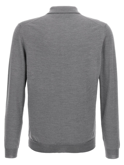 Zanone Virgin Wool Polo Shirt
