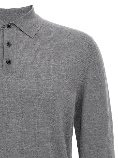 Zanone Virgin Wool Polo Shirt