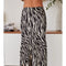 Zebra Print Silky Slip Skirt-Skirt-MILIO MILANO-XS-Black/Ivory-Urbanheer