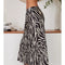 Zebra Print Silky Slip Skirt-Skirt-MILIO MILANO-XS-Black/Ivory-Urbanheer