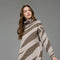 Zebra Print Turtleneck Long Sleeve Sweater Dress BROWN-Dress-Blu Pepper-S-BROWN-Urbanheer