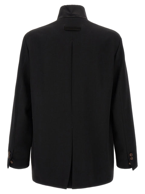 Zegna Wool Blazer With Buttons