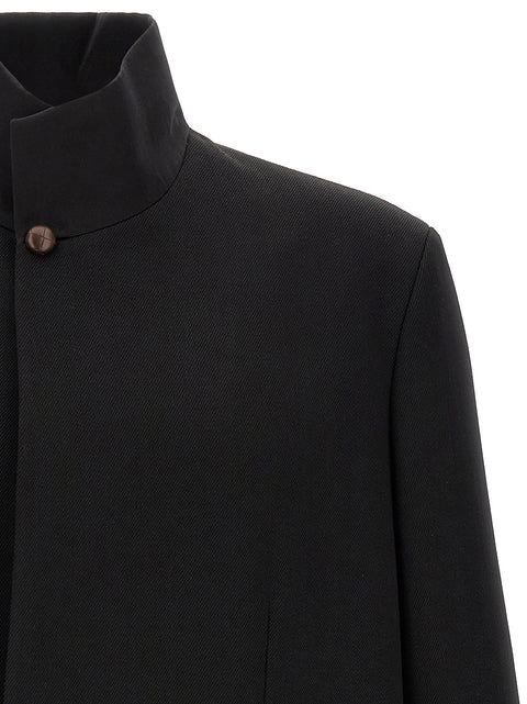 Zegna Wool Blazer With Buttons