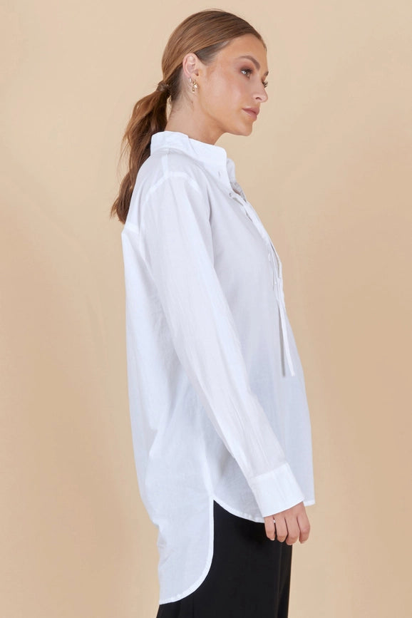 Zephyr Shirt - White-Shirt-BEFORE ANYONE ELSE-S-Urbanheer