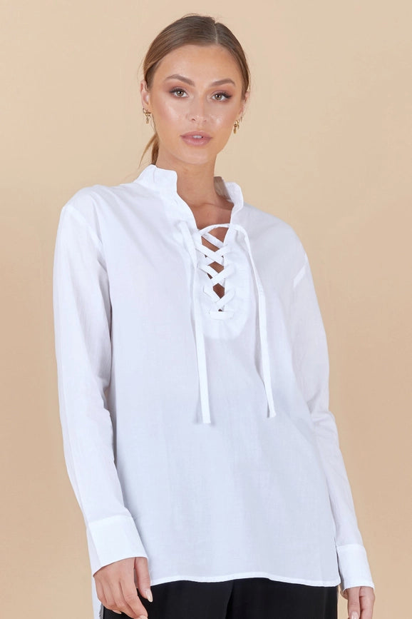 Zephyr Shirt - White-Shirt-BEFORE ANYONE ELSE-S-Urbanheer