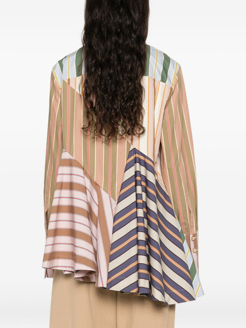 Zimmermann Clash striped cotton shirt