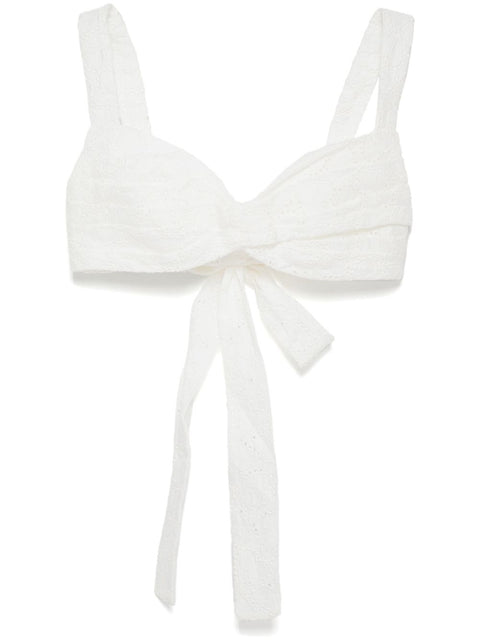 Zimmermann Crush embroidered bralette