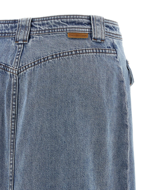 Zimmermann Denim Pencil Skirt