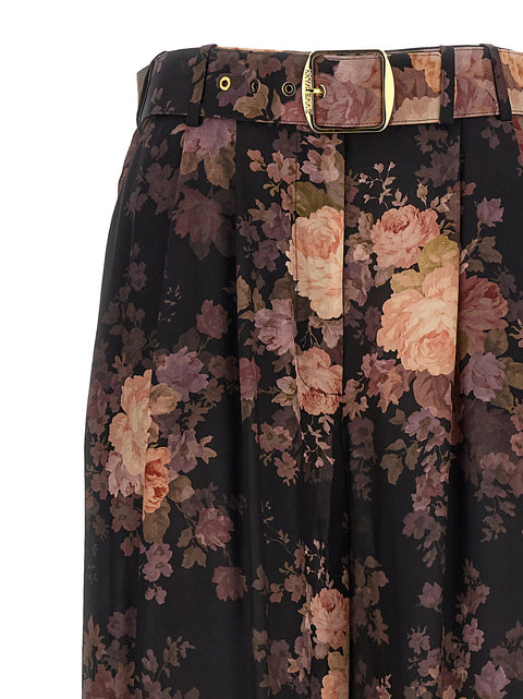 Zimmermann Illustration Tuck Pants