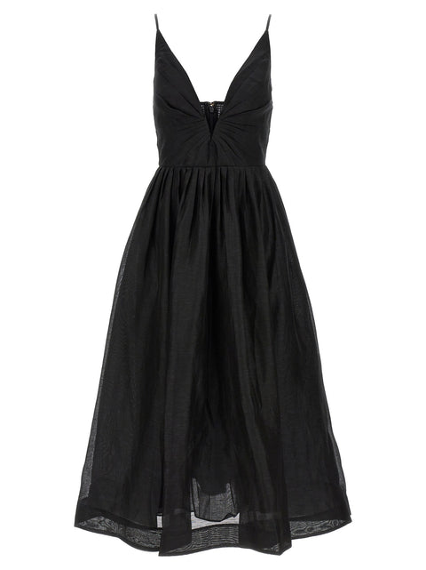 Zimmermann Illustration V Neck Midi Dress